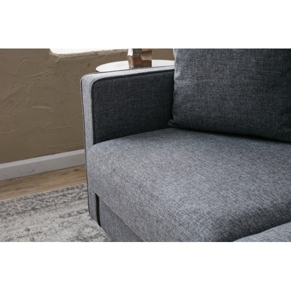 Eca 2-Sitzer-Sofa - Grau