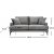 Papira 2-Sitzer-Sofa - Grau