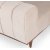 Elfenbein 3-Sitzer-Sofa - Creme