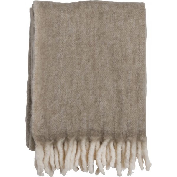 Plaid morgen - Beige