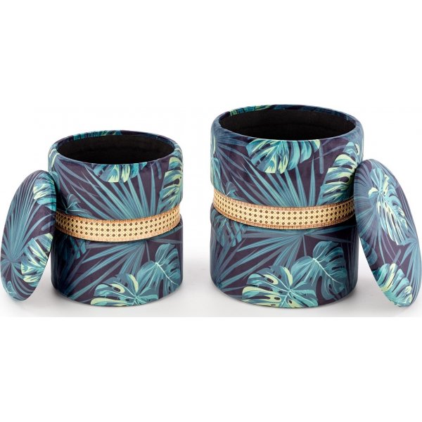 Kinshasa Hocker - Blau Kinshasa Hocker - Blau