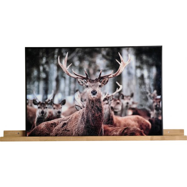 Frikk-Bilderleiste 120 cm - Wei pigmentierte Eiche