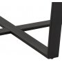 Amble runder Esstisch 110 cm - Schwarz/Marmor