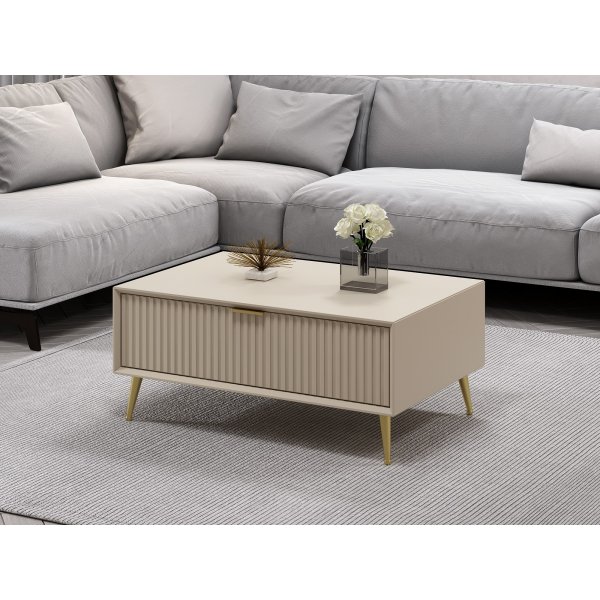 Lux Couchtisch 90 x 60 cm - Beige