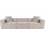 Lora 3-Sitzer-Sofa - Mocca