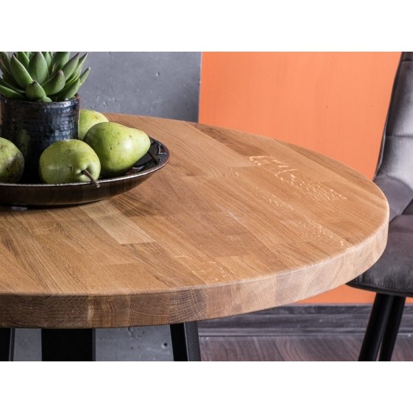 Vasco Esstisch Ø80 cm - Eichenlaminat Vasco Esstisch Ø80 cm - Eichenlaminat