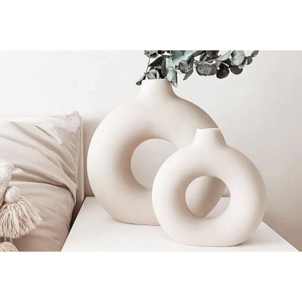 Buco Vase - Creme Buco Vase - Creme