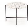 Sidewalk Couchtisch 50 cm - Terrazzo/schwarz