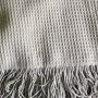 Waffelplaid 127 x 152 cm - Grau