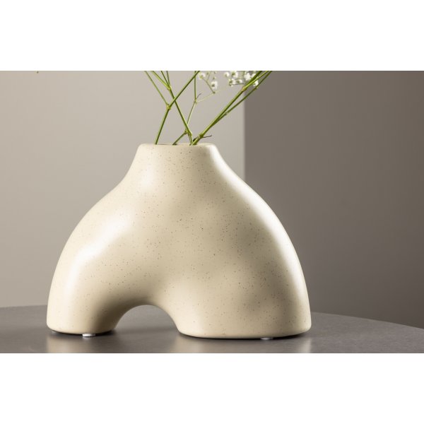 Kento Kerzenhalter - Beige/Schwarz Kento Kerzenhalter - Beige/Schwarz