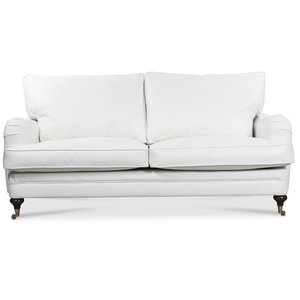 Howard London Premium 3-Sitzer Sofa Modell gerade - Wei PU