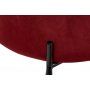 Khloe Stuhl - Bordeaux Samt