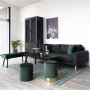 Gamby Hocker - Grn/Messing