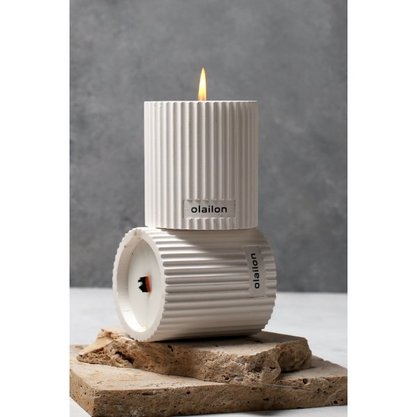 Damla Duftkerze 2 - Weiß Damla Duftkerze 2 - Weiß