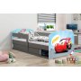 Vejle Kinderbett mit Ablagefach 80 x 160 cm - Optionaler Aufkleber & Farbe