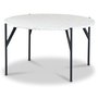 Terrazzo runder Couchtisch  80 cm - Bianco Terrazzo & Untergestell AIR