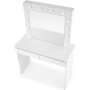 Facada weier Schminktisch mit Beleuchtung 94 x 43 cm