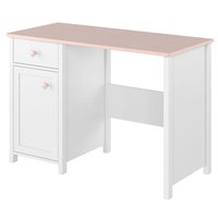 Stephany Schreibtisch - weiß/rosa