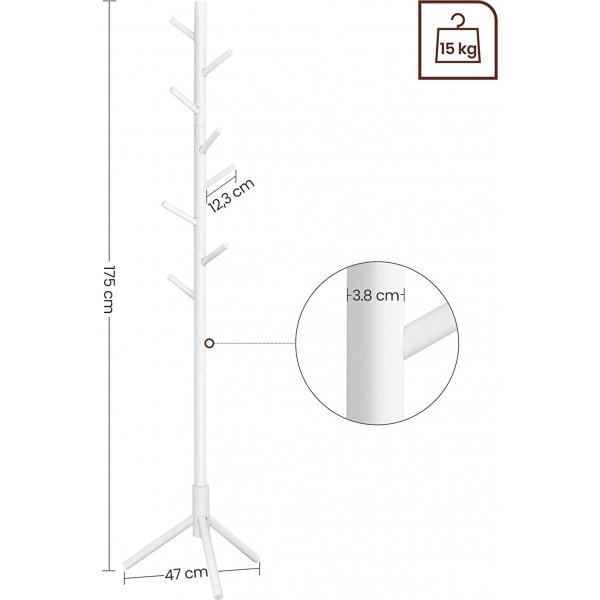 Malva Kleiderbgel - Wei