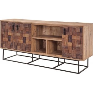 Quantum Medula Sideboard - Kiefer/schwarz/Muster