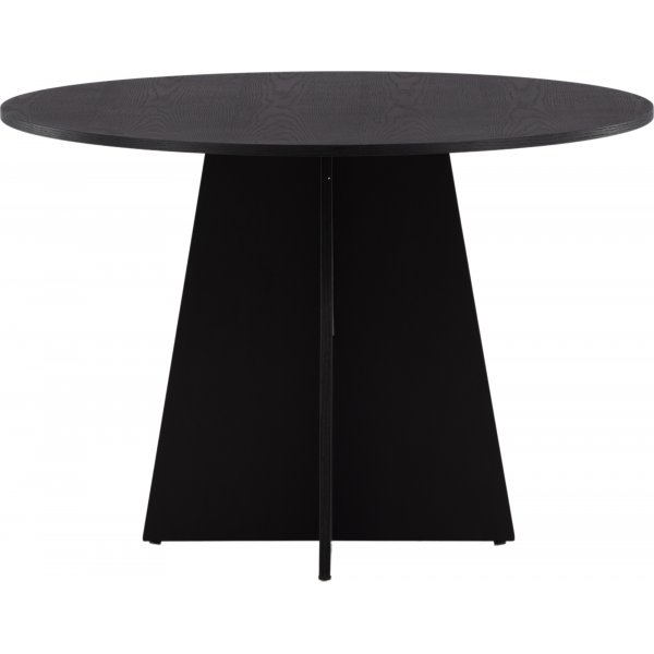 Bootcut-Esstisch 110 cm - Schwarz