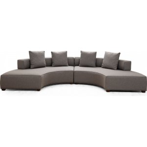 Gloria U-Sofa 360 cm - Grau