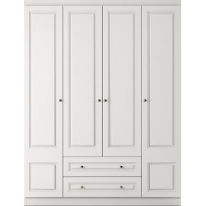 Inci Kleiderschrank 140 x 50 x 182 cm - Wei