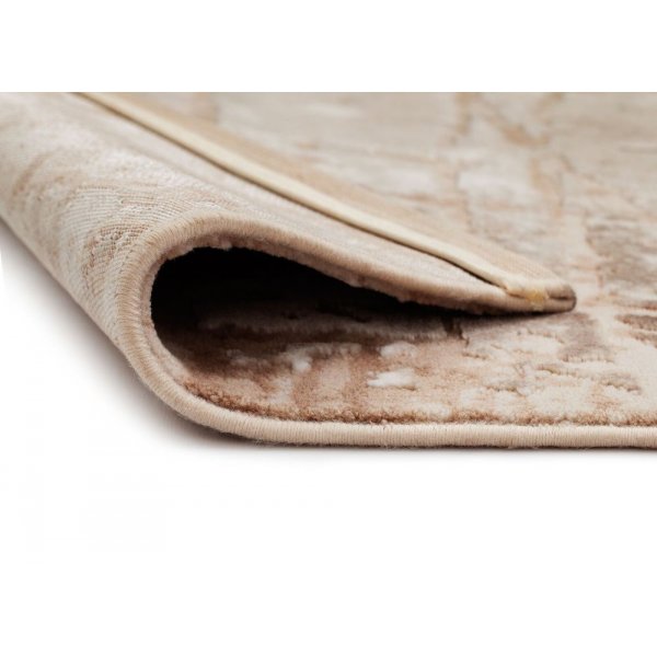 Maschinengewebter Teppich Galya Brick - Nougat