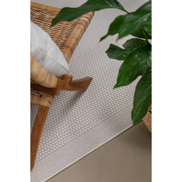 Miami flach gewebter Teppich Weiß Miami flach gewebter Teppich Weiß