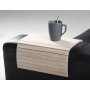 Hayden Tablett fr die Sofa Armlehne - Whitewash Eiche