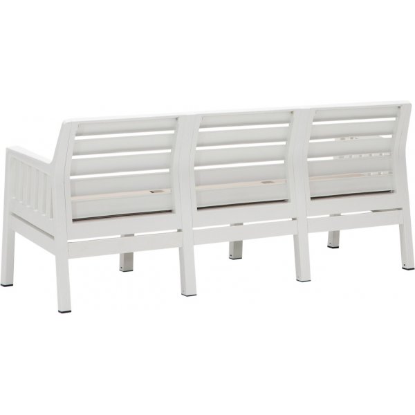 Lara 3-Sitzer-Sofa - Weiß Lara 3-Sitzer-Sofa - Weiß