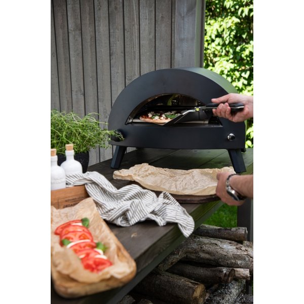 Bukom Pizzaofen - Schwarz/Silber Bukom Pizzaofen - Schwarz/Silber