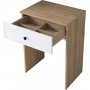 Bijou Schminktisch 12, 60 x 42,5 cm - Walnuss/Wei