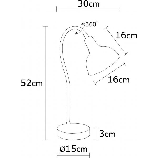 Kummel Tischlampe - Wei�