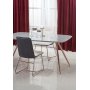 Limsa Esstisch 160 cm - Grauer Marmor/Rosgold