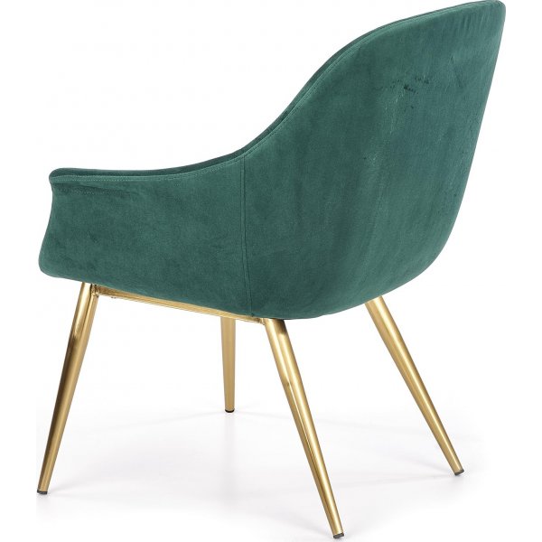 Sessel Eirik - Dunkelgr�n & Gold