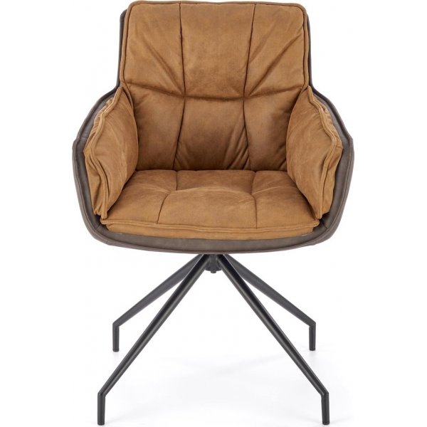 Cadeira Esszimmerstuhl 523 - Braun/Schwarz