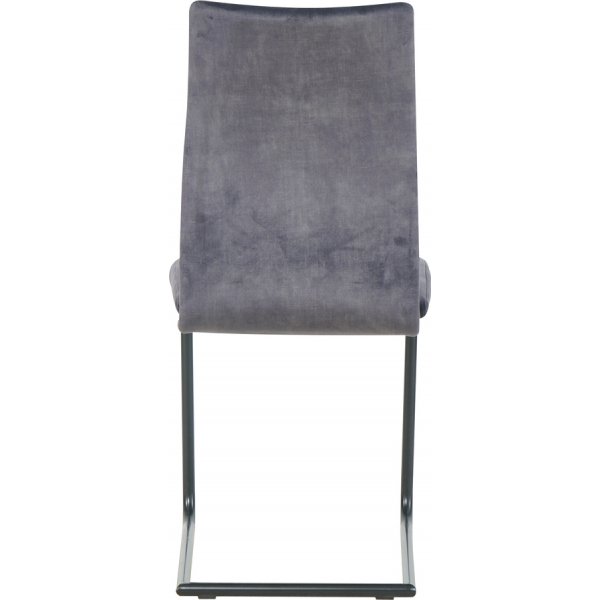 Stella Esszimmerstuhl - Grauer Samt Stella Esszimmerstuhl - Grauer Samt