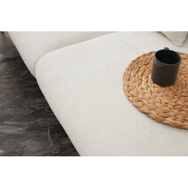 Simena Diwansofa links - Cremewei/Gold