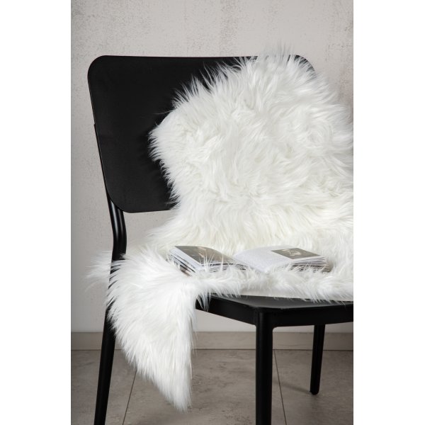 Katy-Falle 60 x 90 cm - Weies Kunstfell