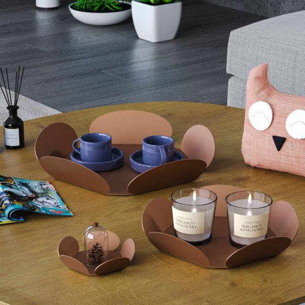 Rhodes Dekoschale - Kupfer Rhodes Dekoschale - Kupfer