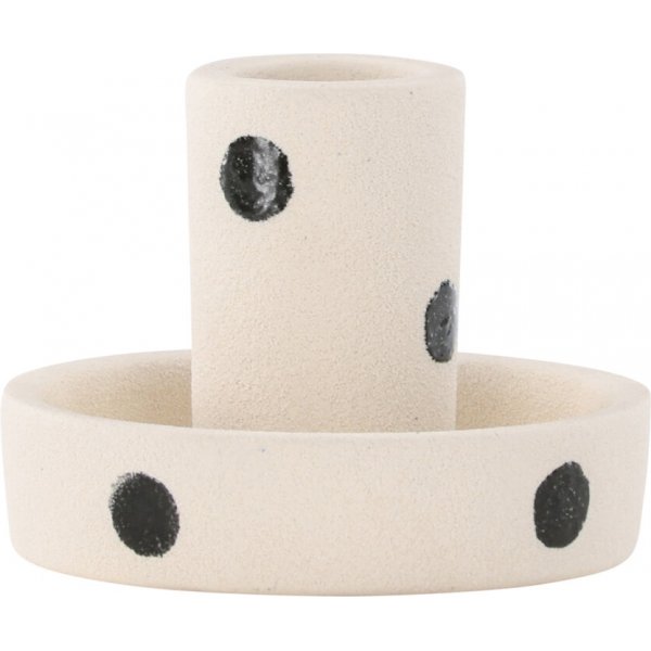 Ceco Kerzenhalter - Schwarz/Weiß Ceco Kerzenhalter - Schwarz/Weiß