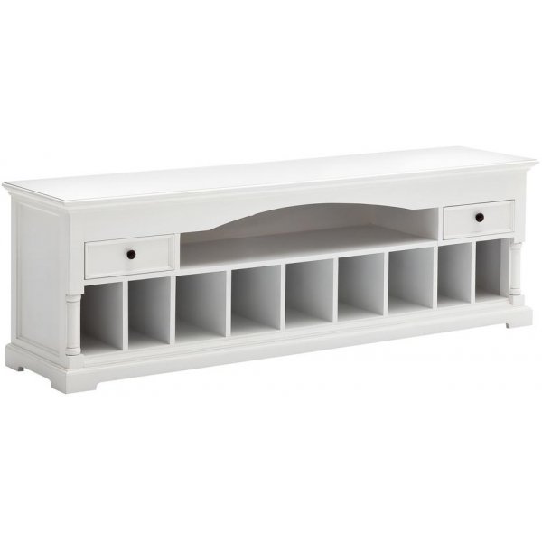 Halifax Mediaboard 180 cm - wei + Textilreinigung fr Mbel