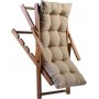 Ruhe-Liegestuhl - Beige