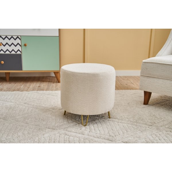 Asmara-Hocker - Creme/Gold Asmara-Hocker - Creme/Gold