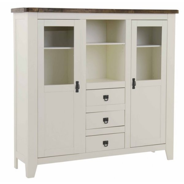 Kalix Vitrinenschrank - wei