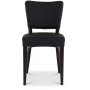 Madonna Stuhl - schwarzes PU / Wenge