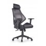 Brostuhl Terry - Schwarz/Grau + Fleckentferner fr Mbel