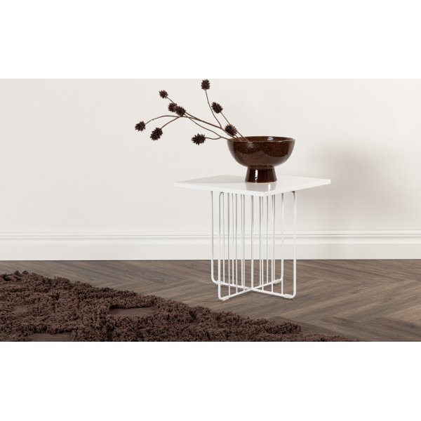 Dayton Couchtisch 40 x 40 cm - Wei