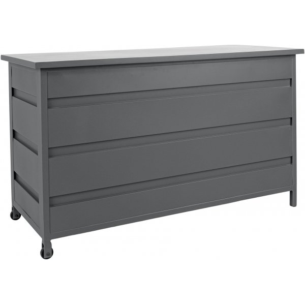 Cassis Kissenbox 160 x 82 cm 650 Liter - Graues Aluminium Cassis Kissenbox 160 x 82 cm 650 Liter - Graues Aluminium